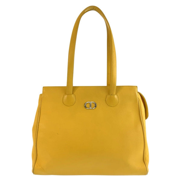 Christian Dior Leather Tote Bag
