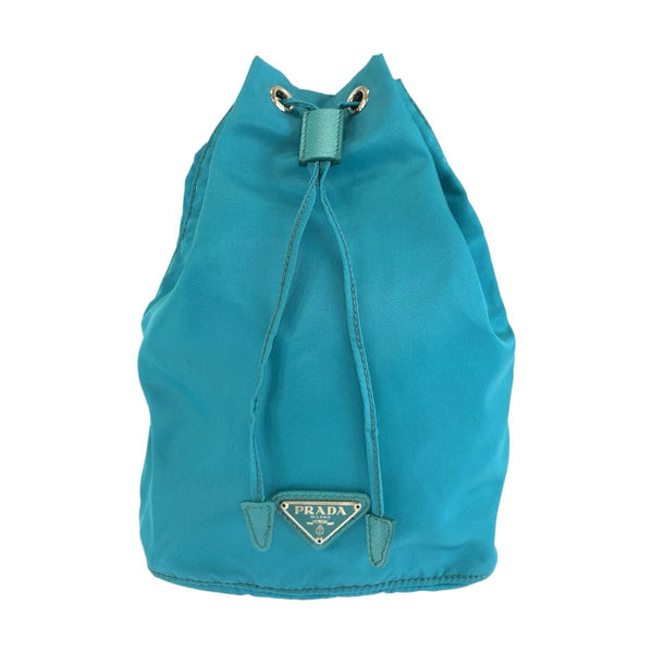 Prada Tessuto Nylon Leather Pouch