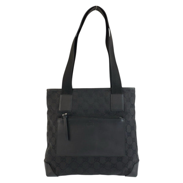 Gucci GG Canvas Leather Tote Bag