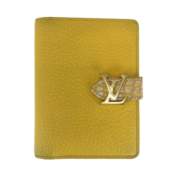 Louis Vuitton Vertical Wallet Compact Leather Wallet