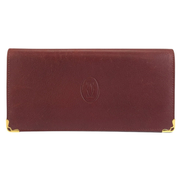 Cartier Must Line Leather Long Wallet