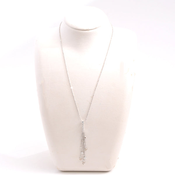 K18WG Diamond Fringe Necklace BD0.60ct D0.60ct