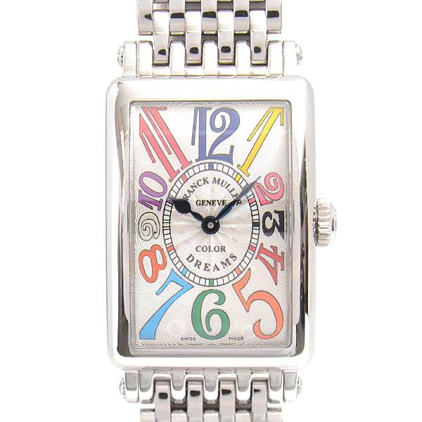 Franck Muller Long Island Colored Dream Quartz Watch Silver Dial 902QZ COL DRM in Great Condition