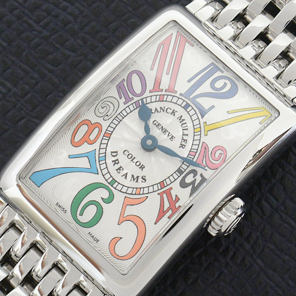 Franck Muller Long Island Colored Dream Quartz Watch Silver Dial 902QZ COL DRM