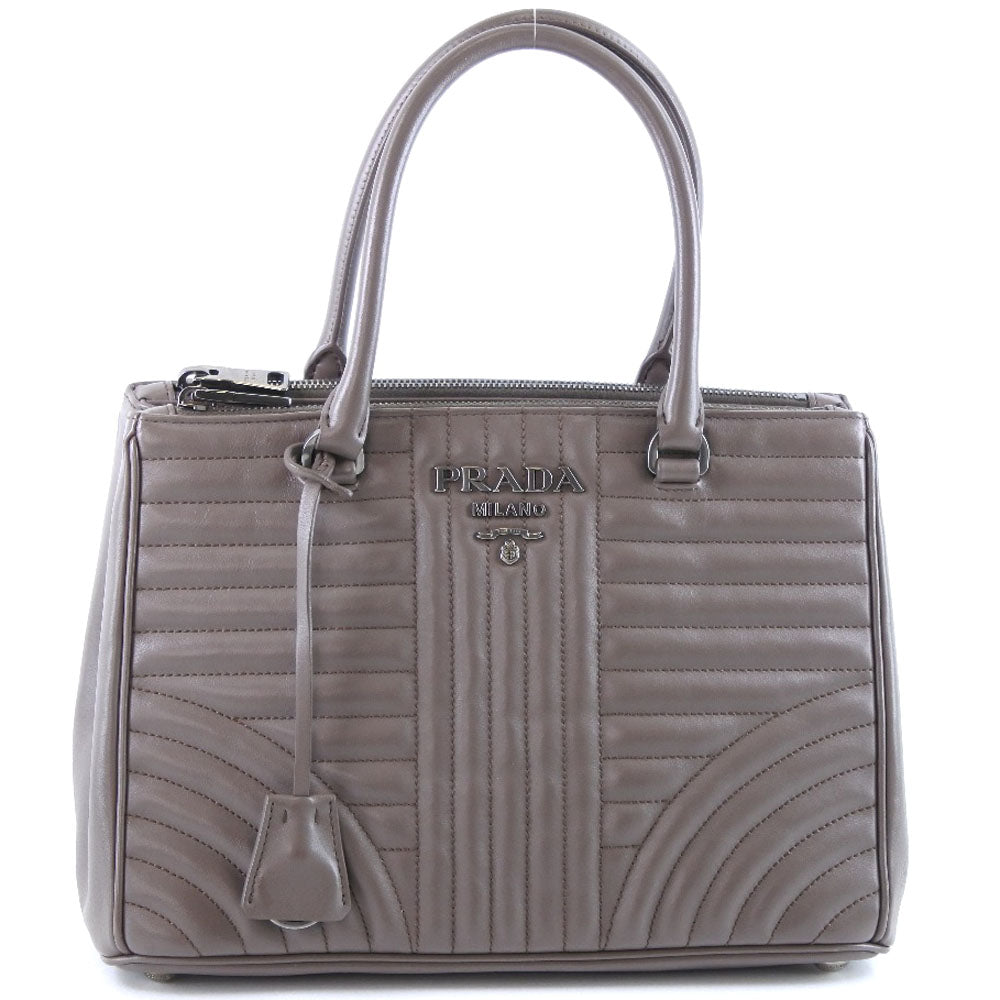 Prada Leather Diagramme Bag Leather Handbag 1BA863 in Great Condition