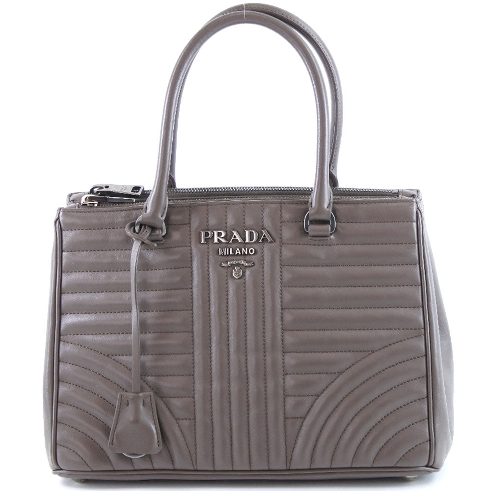 Prada Leather Diagramme Bag Leather Handbag 1BA863 in Great Condition