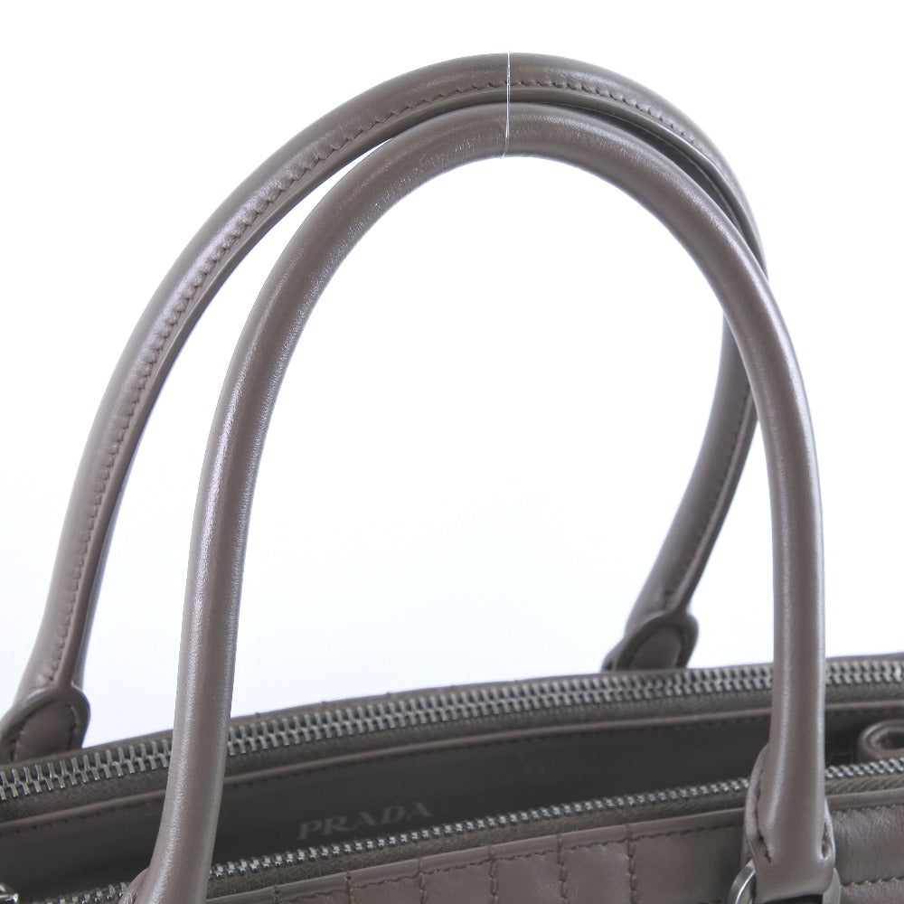 Prada 2WAY Shoulder Handbag 1BA863 Gray