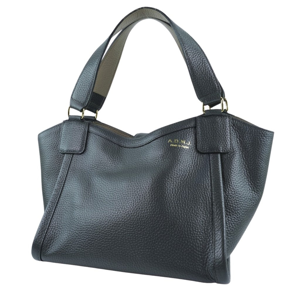 ADMJ Leather Handbag Gray