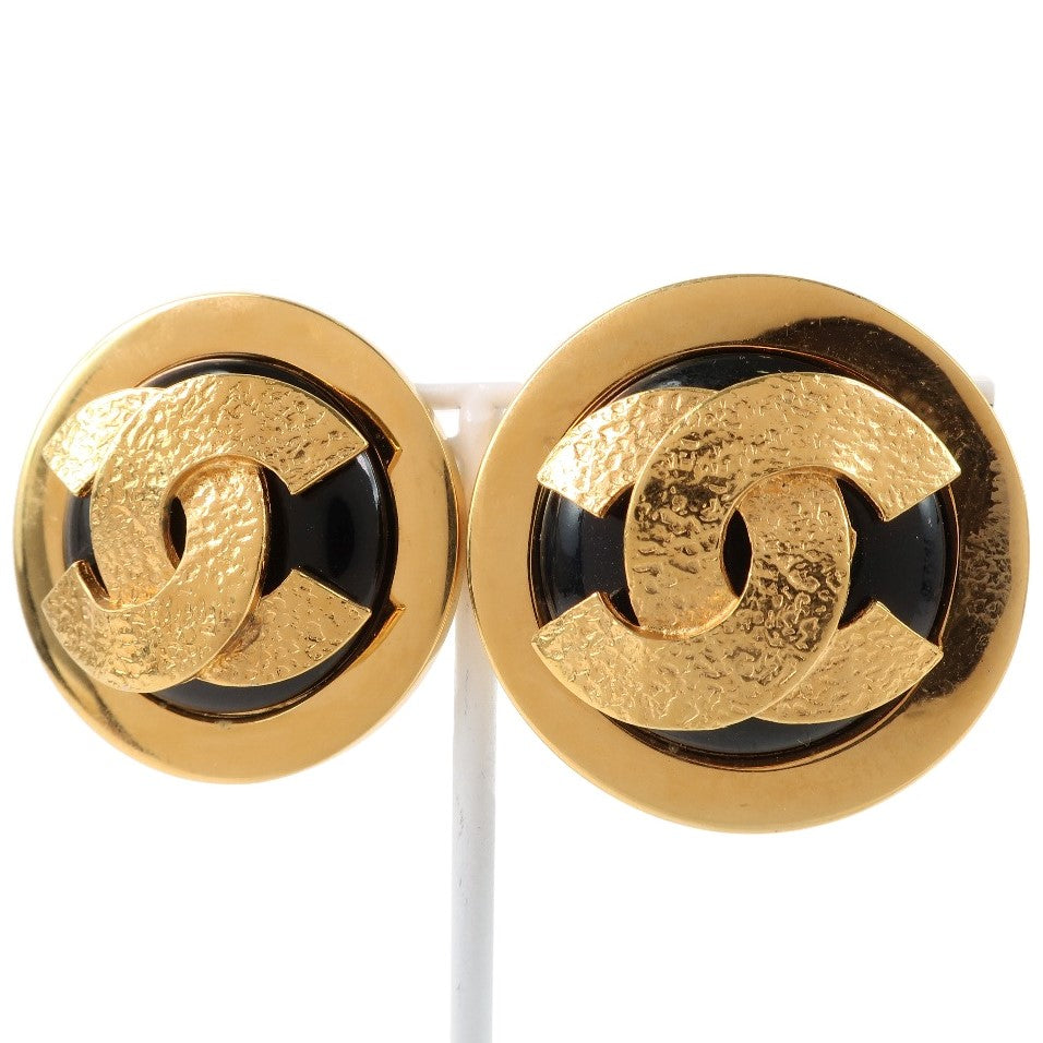 Chanel Gold Plated Earrings