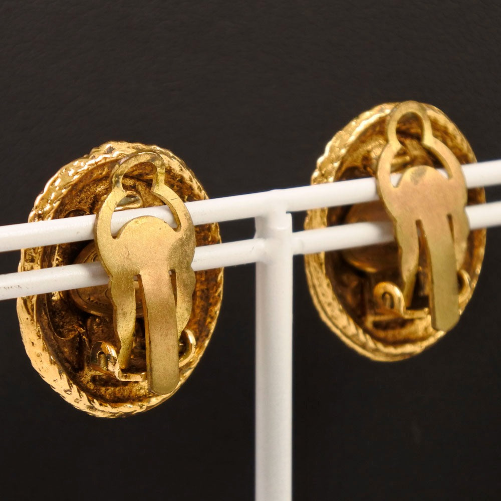 Chanel Vintage Gold Plated Earrings