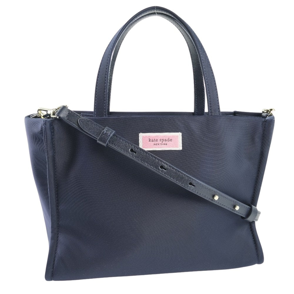 Kate Spade Nylon 2WAY Shoulder Handbag Navy