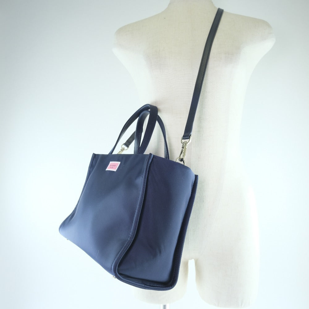 Kate Spade Nylon 2WAY Shoulder Handbag Navy