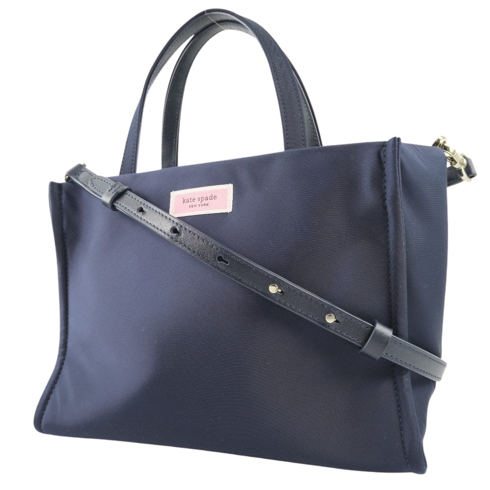 Kate Spade Nylon 2WAY Shoulder Handbag Navy