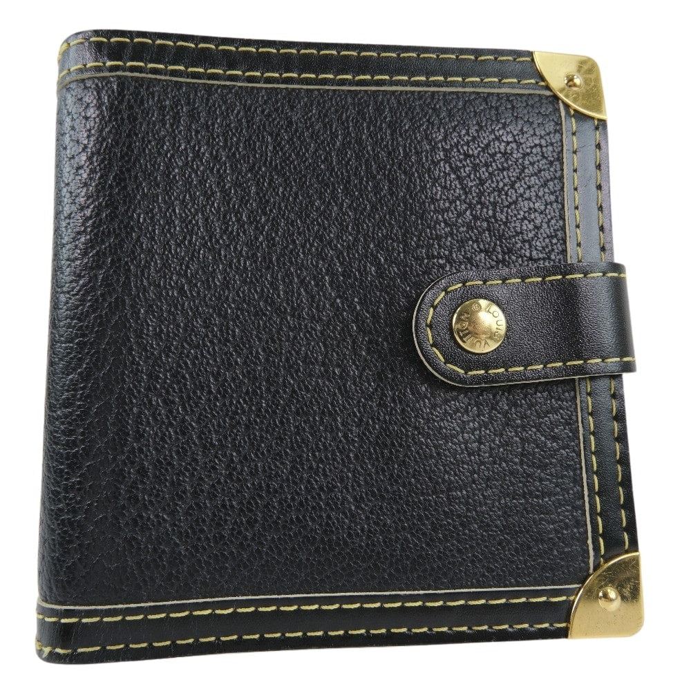 Louis Vuitton Compact Zip Wallet Leather Short Wallet M91828 in Fair condition