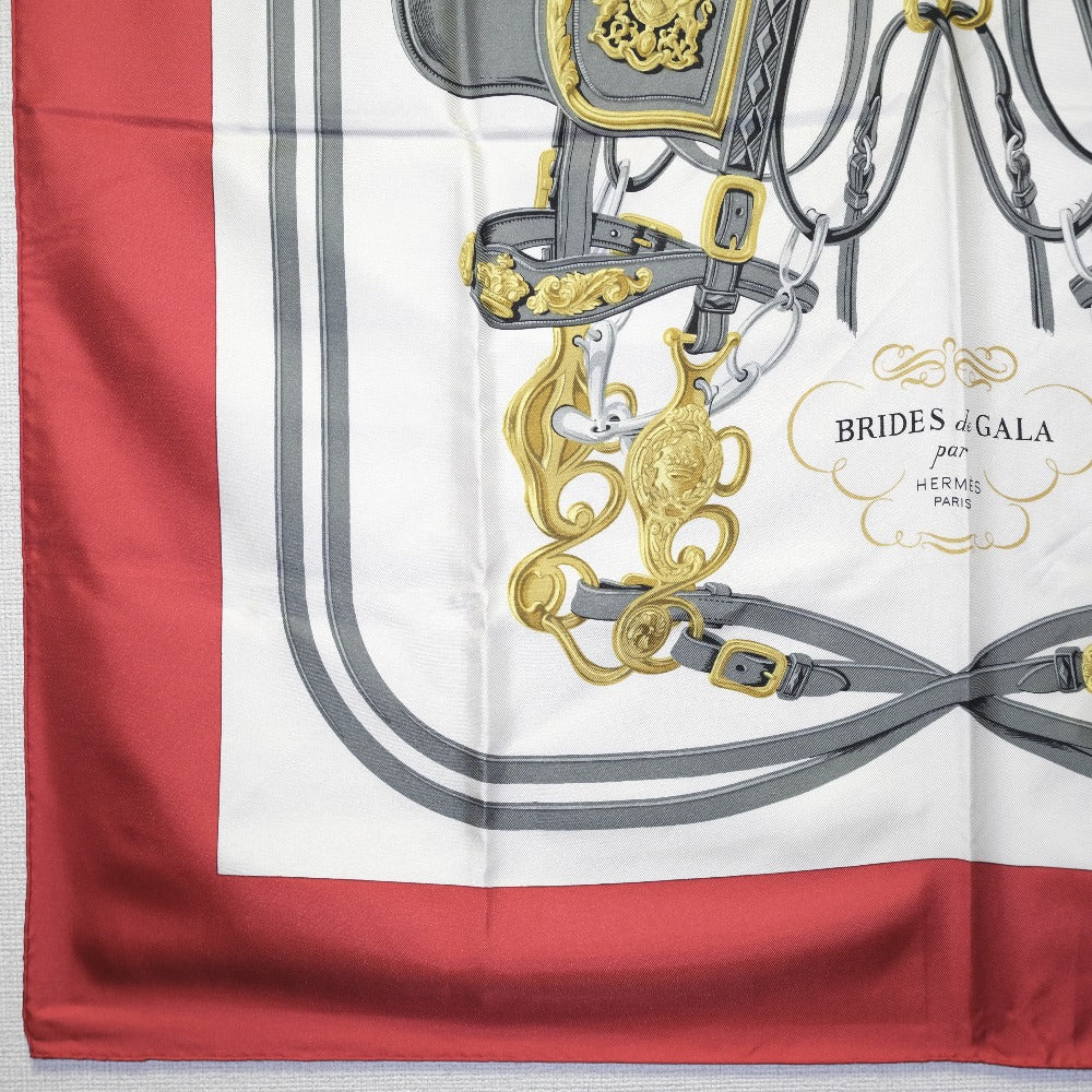 Hermes Silk Scarf 90cm White