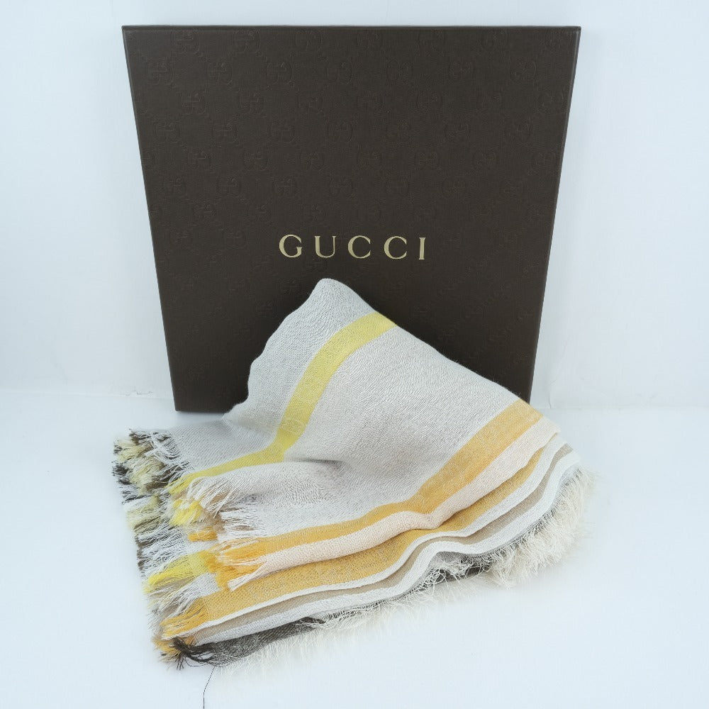 Gucci Cotton Orange Unisex Scarf