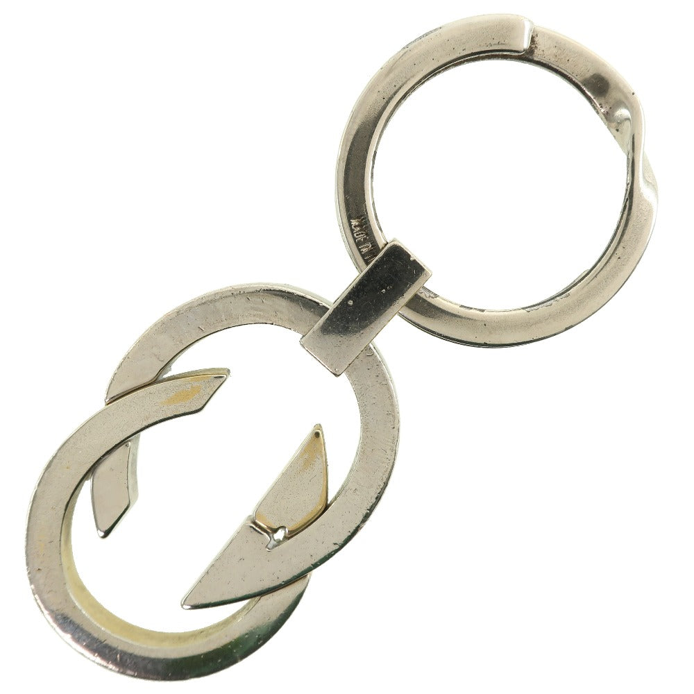 Gucci Silver Interlocking G Keychain