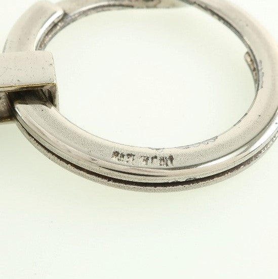 Gucci Silver Interlocking G Keychain