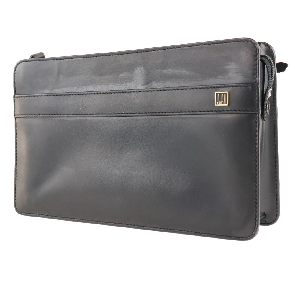 Dunhill Leather Clutch Bag Black