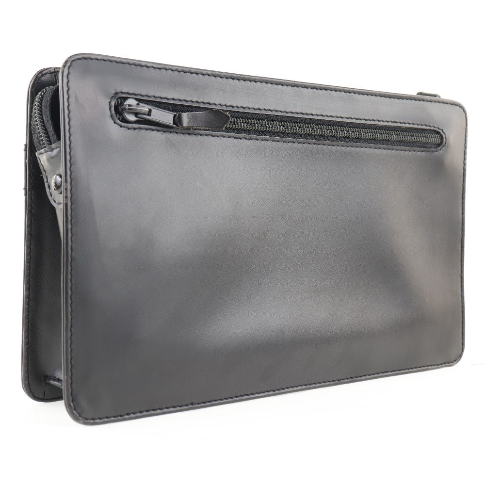 Dunhill Leather Clutch Bag Black