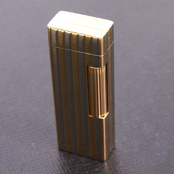 Dunhill 18K Yellow Gold White Gold Roller Gas Lighter in Great Condition