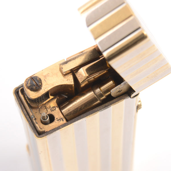 Dunhill 18K Yellow Gold White Gold Roller Gas Lighter in Great Condition