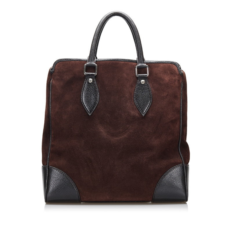 Buy Louis Vuitton Cava Innsbruck Suede Tote Bag Brown M95245