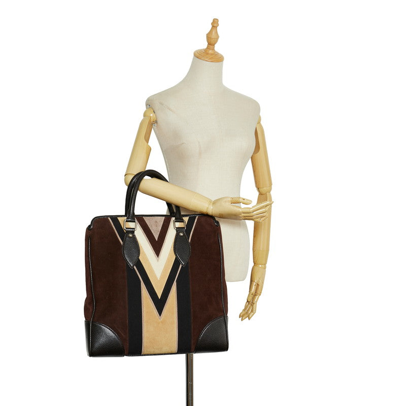 Buy Louis Vuitton Cava Innsbruck Suede Tote Bag Brown M95245
