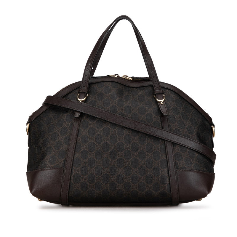 Gucci GG Supreme Dome Bag  Canvas Handbag 309614 in Excellent condition