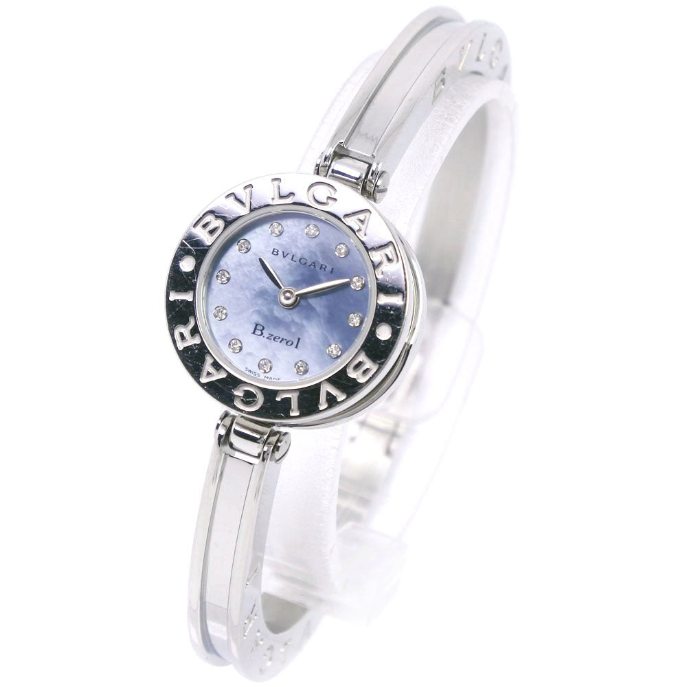 Other  Bulgari Bzero1 12P Diamond BZ22SS Stainless Steel Watch with Blue Shell Dial for Ladies [Used] Metal Quartz BZ22SS in Good condition