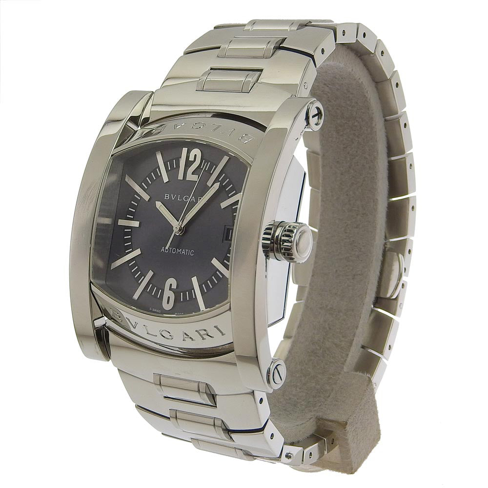 Other  Bulgari Assioma Men's Watch, Stainless Steel, Automatic, Grey Dial, Swiss Made [Pre-owned] Metal Automatic AA48S in Good condition