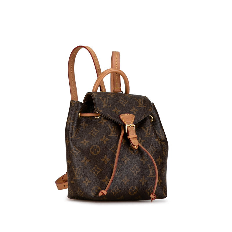 Louis Vuitton Montsouris NM BB Canvas Backpack M45502 in Good condition