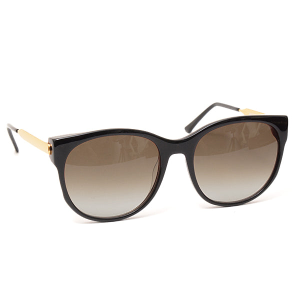 THIERRY LASRY Sunglasses Black Gold Plastic Metal in Great Condition