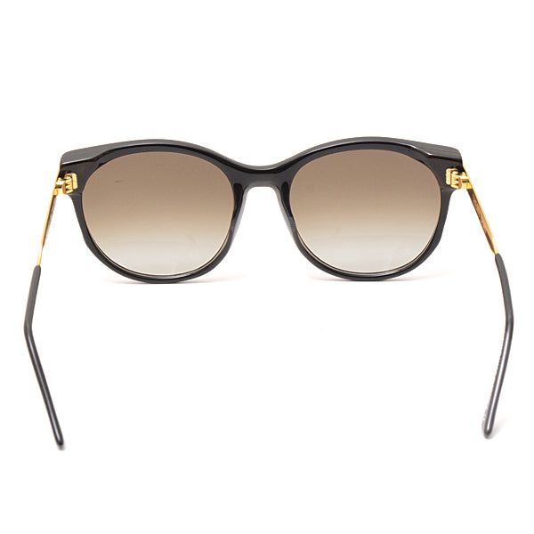 THIERRY LASRY Sunglasses Black Gold Plastic Metal in Great Condition