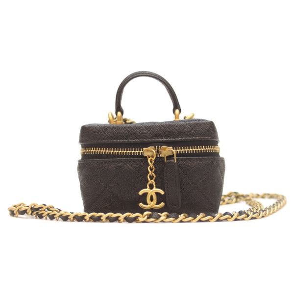 Chanel Caviar Mini Vanity Shoulder Bag