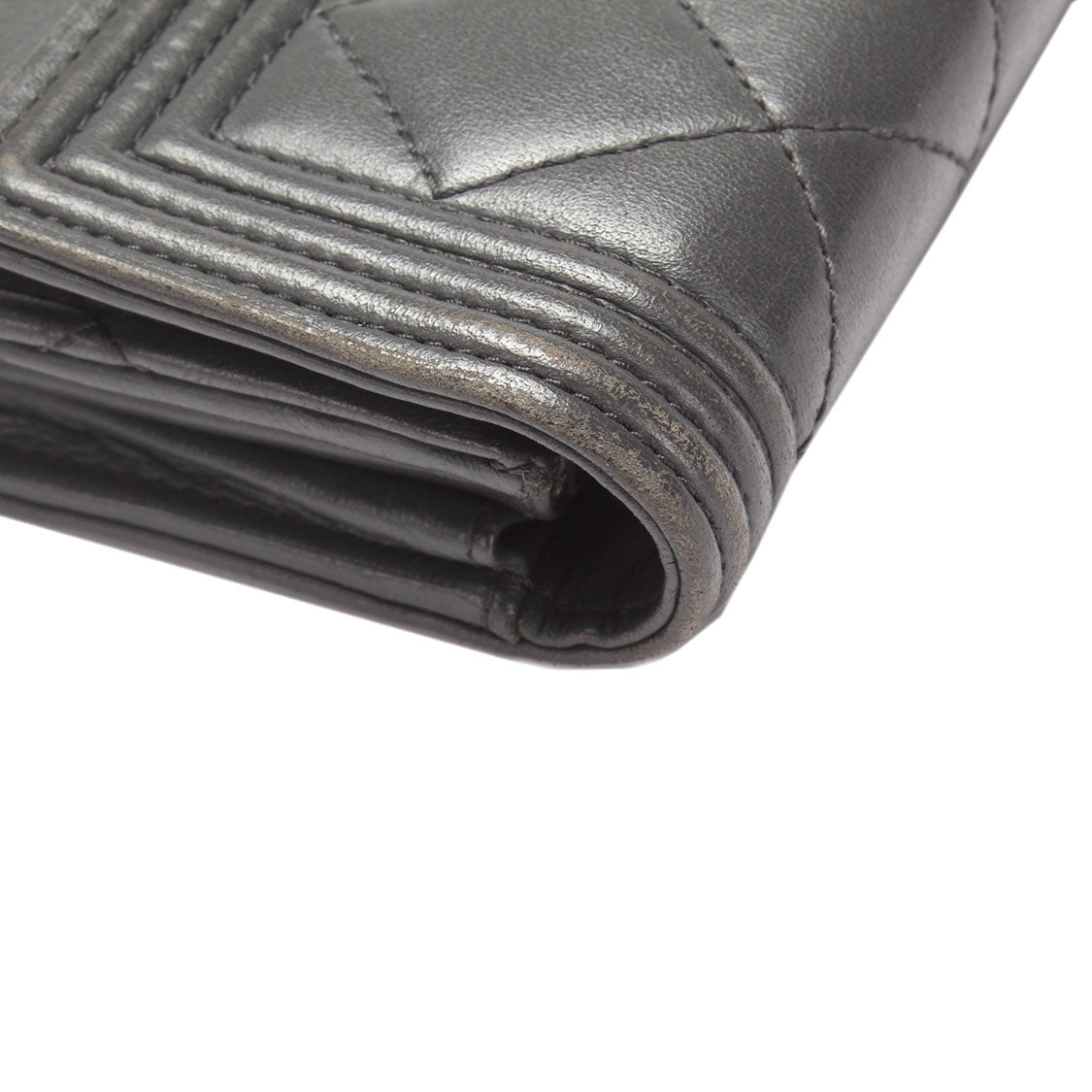 Boy Lambskin Leather Long Wallet