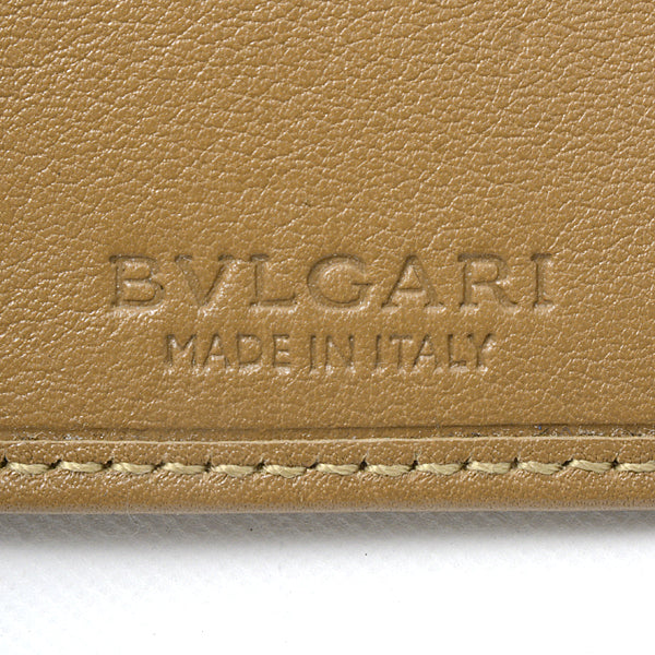 Bvlgari Brown 6 Key Case Unisex in Fair Condition