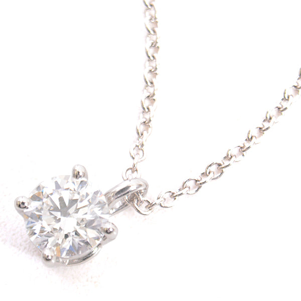 Tiffany & Co PT950 Diamond Solitaire Necklace