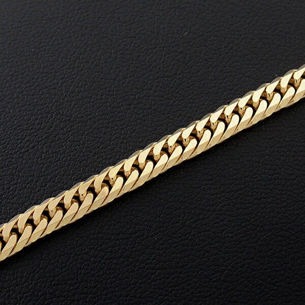 K18 6-Sided Double Necklace Yellow Gold in Great Condition