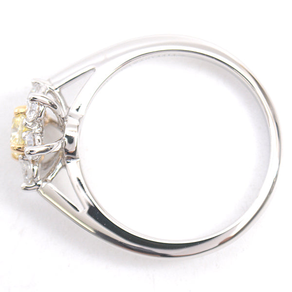 Tiffany Yellow Diamond Ring PT950 Platinum