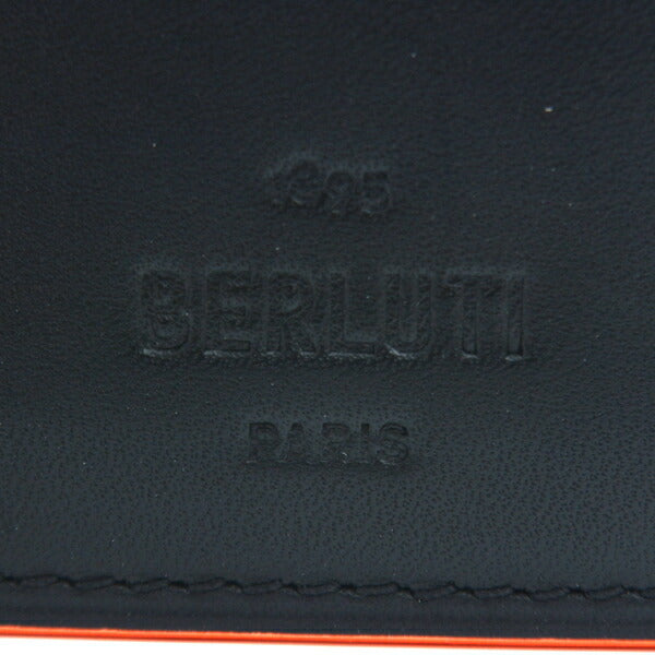 Berluti Venetian Leather Calligraphy Long Wallet in Great Condition