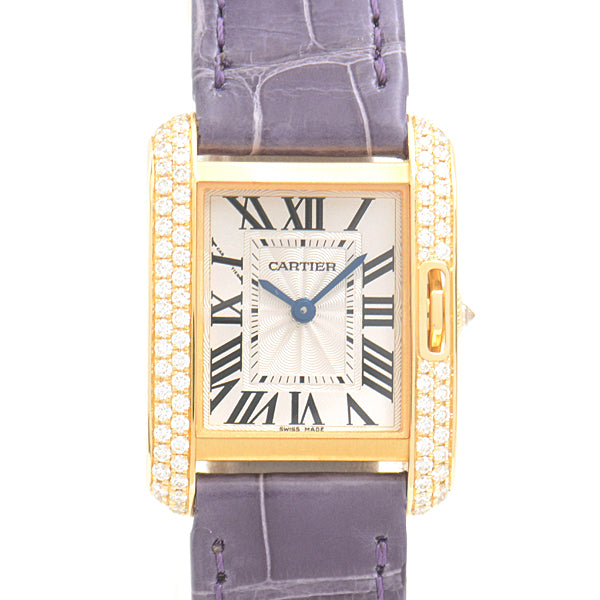 Cartier Tank Anglaise SM Diamond Quartz Watch WT100014