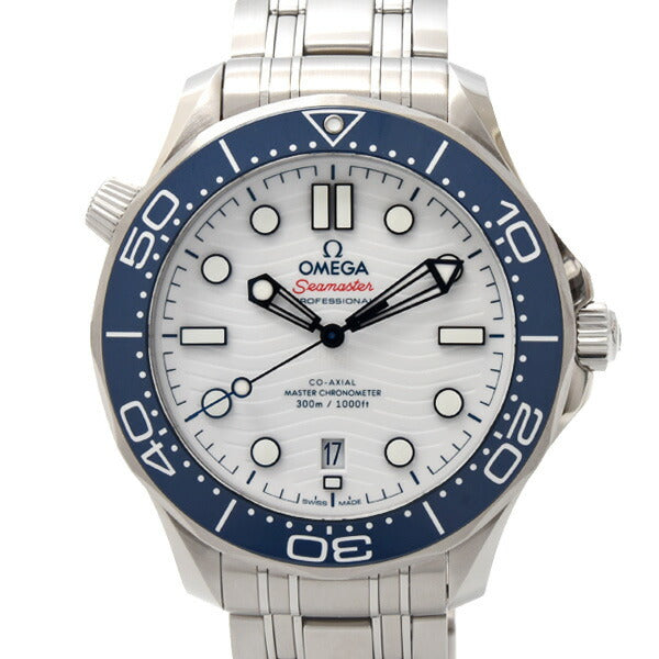 Omega Seamaster Co-Axial White Dial Automatic Watch