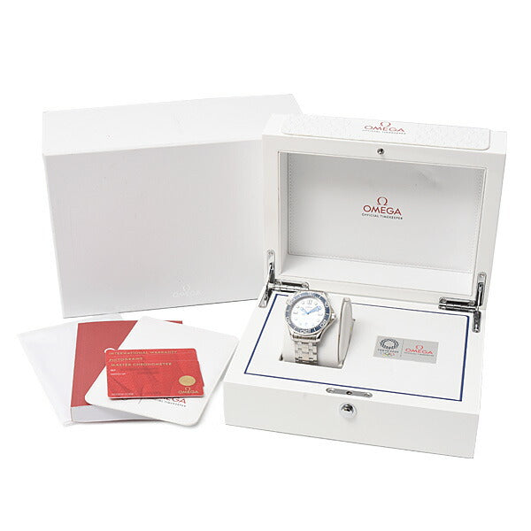 Omega Seamaster Co-Axial White Dial Automatic Watch