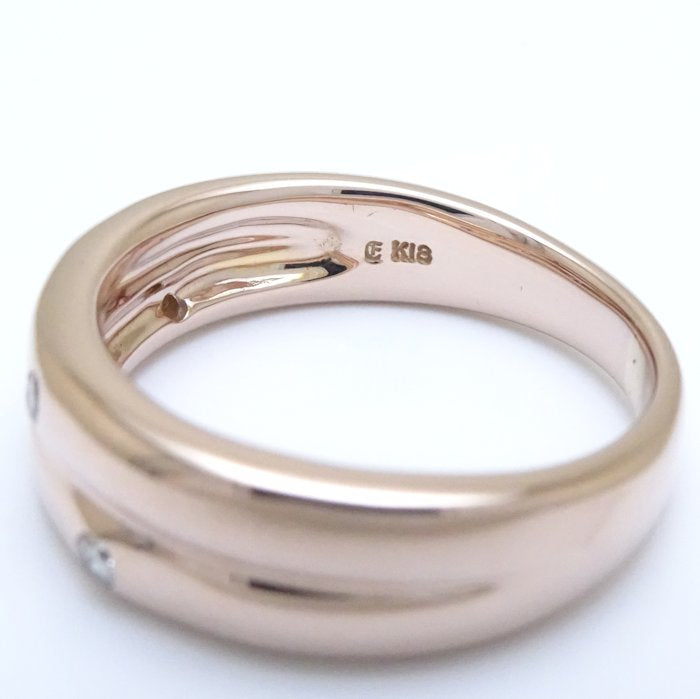 Diamond Ring K18PG Pink Gold