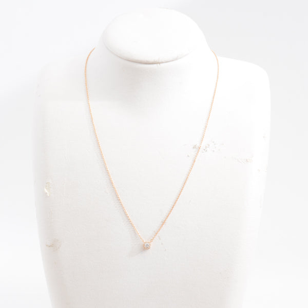 Tiffany & Co Soleste Diamond Necklace 750PG Pink Gold