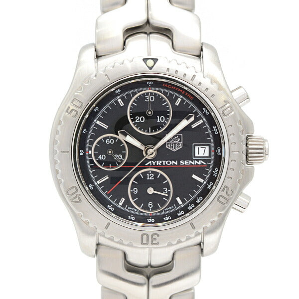 TAG Heuer Link Chronograph Ayrton Senna Limited Edition Black Dial