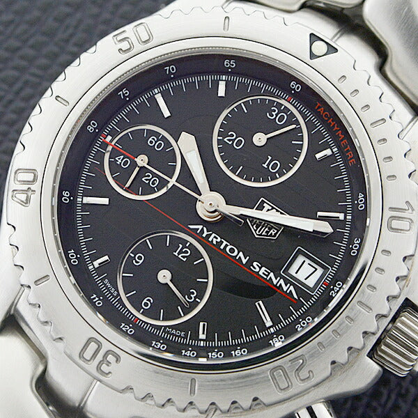 TAG Heuer Link Chronograph Ayrton Senna Limited Edition Black Dial