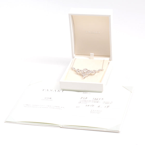 Tasaki Diamond Necklace White Gold 750WG