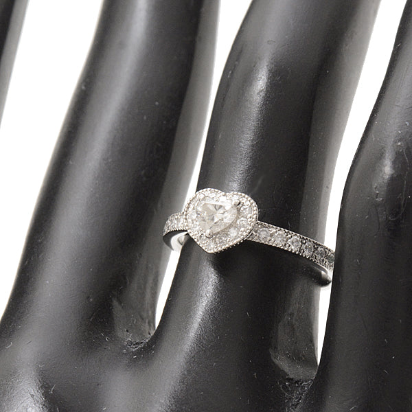 Ponte Vecchio Heart Shape Diamond Ring PT900 9